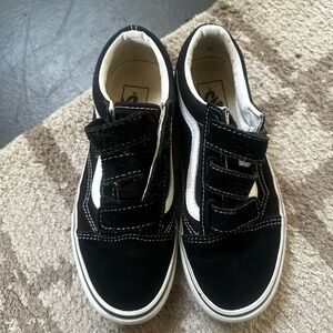 Black and white vans